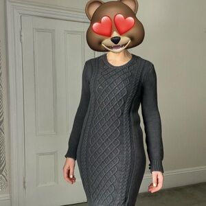 Kavu Charcoal Long Sleeve Dress